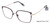 Eggplant Rose Gold Fysh F-3679 Eyeglasses