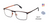 Evatik E-9239 Eyeglasses NAVY ORANGE