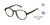 EVATIK E-9247 Eyeglasses MATTE GREY TORT