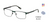 EVATIK E-9236 Eyeglasses FOREST BLACK