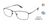 EVATIK E-9227 Eyeglasses BLACK GUNMETAL