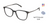 EVATIK E-9221 Eyeglasses MATTE BLACK GUNMETAL