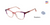 SUPERDRY SDOW001T Eyeglasses Raspberry