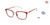 SUPERDRY SDOW008T Eyeglasses Red