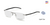 PORSCHE DESIGN P8341 Eyeglasses Light Gun