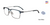 PORSCHE DESIGN P8380 Eyeglasses Gun Blue
