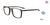 PORSCHE DESIGN P8732 Eyeglasses Black