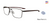 PORSCHE DESIGN P8733 Eyeglasses Black Red