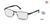 PORSCHE DESIGN P8273 Eyeglasses Black