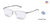 PORSCHE DESIGN 8735 Eyeglasses Grey Crystal