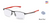 PORSCHE DESIGN P8752 Eyeglasses Black Red