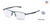 PORSCHE DESIGN P8752 Eyeglasses Blue Grey