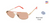 VICTOR GLEMAUD X TURA VGS005 Sunglasses Rose Gold Coral
