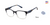 SUPERDRY SDOM008T Eyeglasses Navy