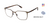 EVATIK E-9263 Eyeglasses BROWN NAVY
