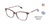 FYSH F-3724 Eyeglasses Amethyst Smoke