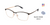 FYSH F-3723 Eyeglasses Black Rose Gold