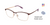 FYSH F-3723 Eyeglasses Eggplant Rose Gold