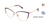 FYSH F-3713 Eyeglasses Black Violet