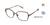 FYSH F-3711 Eyeglasses Brown Oat