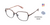 FYSH F-3711 Eyeglasses Charcoal Rose