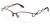 FYSH F-3644 Eyeglasses Brown Gold