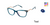 Teal              VICTOR GLEMAUD X TURA VGO027 Eyeglasses
