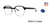 Black Crystal           Original Penguin The Roni Eyeglasses
