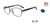  BLUE      TUMI OPTICAL VTU023 Eyeglasses