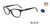 BLACK Jones New York VJON786 Eyeglasses