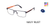NAVY RUST EVATIK E-9286 Eyeglasses 