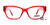 Red GEEK Fancy Cat Eyeglasses