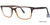 Matt Brown Vivid Collection Vivid 866 Eyeglasses.