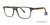 Matt Black/Demi Vivid Collection Vivid 866 Eyeglasses.