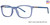 Matt Crystal Light Blue/W Blue Vivid Collection Vivid 240 Eyeglasses.