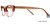 Cognac/Brush ST. Moritz RHONA Eyeglasses