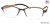 Black/Orange Free-Form FFA938 Eyeglasses 