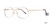 Gold Affordable Designs Robert Eyeglasses.
