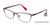  Burgundy/Silver/White C-Zone L1169 Eyeglasses.