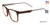 Light Brown Police VPL252 Eyeglasses.