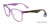 Shiny Clear Lilac Police VPL415 Eyeglasses.