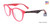 Clear Fuschia Police VPL416 Eyeglasses.