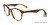 Shiny Brown Havana Police VPL416 Eyeglasses.