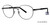 Gunmetal/Black Vivid Metalflex 1032 Eyeglasses.