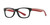 Black/Red Parade Q Series 1743 Eyeglasses - Teenager.