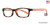 Tortoise/Peach Parade Q Series 1741 Eyeglasses.