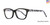 Black/Black White Romeo Gigli RG77011 Eyeglasses.