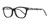 Black/Black White Romeo Gigli RG77011 Eyeglasses.