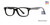 Black/Checker K12 4081 Eyeglasses