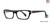 Black/Crystal Elan 3005 Eyeglasses.